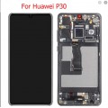 Huawei P30 OLED and Touch Screen Assembly with frame[Black]