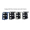 Samsung Galax S20 Plus Camera lens with frame [Cloud White]