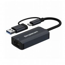 Simplecom NU315 USB-C and USB-A to Gigabit Ethernet network Adapter