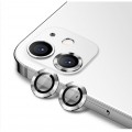 2PC Rear Camera Lens with Cover Set for iPhone 12 / 12 Mini [White]