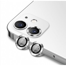 2PC Rear Camera Lens with Cover Set for iPhone 12 / 12 Mini [White]