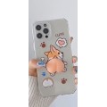 Cute 3D Pig Ass Elastic Squishy Decompress Case For iphone 11 [Clear]