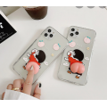 Cute 3D Elastic Squishy Butt Decompress Case For iPhone 12Pro Max 6.7" [Clear]