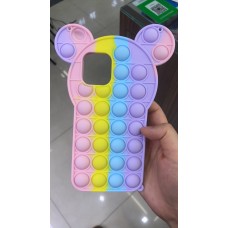 Pop Fidget Toys Push It Bubble Phone Case For iPhone 12/12Pro 6.1" [Micky]