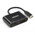 Choetech USB 3.1 Type C to HDMI+VGA Adapter
