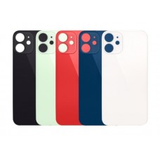 iPhone 12 Back Cover Glass with Big hole [Black]