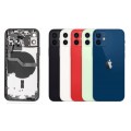 iPhone 12 Housing with Back Glass cover, Charging Port and Power Volume Flex Cable [Red][Aftermarket]