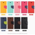 [Special]Mercury Goospery Fancy Diary  Case for iPhone 7+ / 8+ [Navy / Lime]