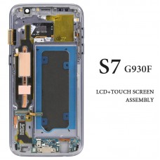 Samsung Galaxy S7 LCD and Touch Screen Assembly with frame [Silver]