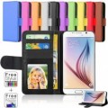 Leather Wallet Case For Apple iPhone 13 Pro 6.1" [Dark Blue]