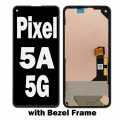 Google Pixel 5a 5G OLED Display and Touch Screen Assembly with bezel frame [Black]