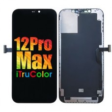 iPhone 12 Pro Max LCD and touch screen assembly [High-End Aftermarket][iTruColor][Incell][Black][100% warranty][Compatible for IC chip transfer]