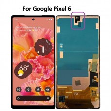 Google Pixel 6 OLED Display and Touch Screen Assembly with frame [Black]