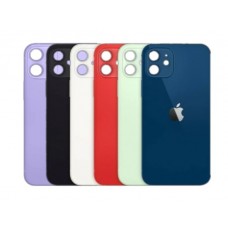 iPhone 12 Mini Back cover Glass with Big Hole [Red][Aftermarket]