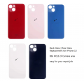 iPhone 13 Back Cover Glass with Big hole [Red]
