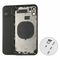iPhone 11 Housing with Back Glass cover,sim card tray holder slot and side buttons[Black][Aftermarket]