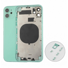 iPhone 11 Housing with Back Glass cover,sim card tray holder slot and side buttons[Green][Aftermarket]