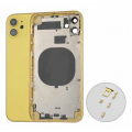 iPhone 11 Housing with Back Glass cover,sim card tray holder slot and side buttons[Yellow][Aftermarket]