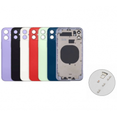 iPhone 12 mini Housing with Back Glass cover,sim card tray holder slot and side buttons[Purple][Aftermarket]