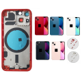 iPhone 13 Housing with Back Glass cover,sim card tray holder slot and side buttons[Red][Aftermarket]