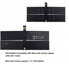 Microsoft Surface Laptop 1 / 2 1782 Battery Surface Laptop 1769 2017 Series Battery Model G3HTA036H / DYNK01 Microsoft Surface Laptop 1 / 2 1782 Battery Surface Laptop 1769 2017 Series Battery Model G3HTA036H / DYNK01