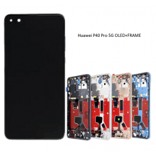 Huawei P40 Pro 5G OLED Display and Touch Screen Assembly with frame [Black]