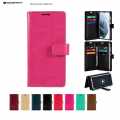 Mercury Goospery Mansoor Diary Case for Samsung Galaxy A73 5G A736 [Hot Pink]