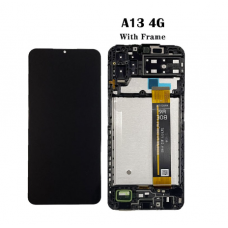 Samsung Galaxy A13 SM-A135 LCD and Touch Screen Assembly with Frame [Black]