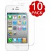 5D (HD+) Full Cover Tempered Glass Screen Protector For iPhone 6/7/8/SE 10 Pack [Black]