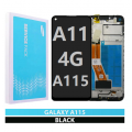 Samsung Galaxy A11 4G A115 LCD and touch screen (Original Service Pack) with frame [Black] GH81-18760A S-923
