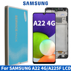Samsung Galaxy A22 4G A225 OLED Display screen (Service Pack) [Black] GH82-25944A/26047A