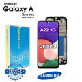 Samsung Galaxy A22 5G A226 LCD and touch screen with frame (Original Service Pack) [Black] GH81-20694A S-935