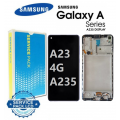 Samsung Galaxy A23 4G A235 OLED and touch screen (Original Service Pack) [Black] GH82-28563A/28657A S-936