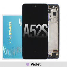 Samsung Galaxy A52s 5G A528 OLED and touch screen (Original Service Pack) [Awesome Purple Violet] GH82-26861C/26863C/26909C/26910C