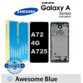 Samsung Galaxy A72 4G A725 5G A726 OLED and touch screen (Original Service Pack) [Awesome Blue] GH82-25624B/25463B/25460B/25849B
