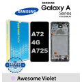 Samsung Galaxy A72 4G A725 5G A726 OLED and touch screen (Original Service Pack) [Awesome Violet] GH82-25624C/25463C/25460C/25849C