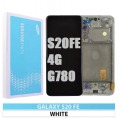 Samsung Galaxy S20 FE 4G 5G G780 G781 OLED and touch screen (Original Service Pack) [Cloud White] GH82-24220B/24219B