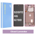 Samsung Galaxy S20 FE 4G 5G G780 G781 OLED and touch screen (Original Service Pack) [Cloud Lavender] GH82-24220C/24219C / 24214C/24215C/29056C/31320C/31321C