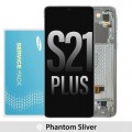 Samsung Galaxy S21+ 5G G996 Display and Touch screen (Original Service Pack) with Frame [Phantom Silver] GH82-27268C/27267C/27272C
