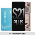 Samsung Galaxy S21+ 5G G996 Display and Touch screen (Original Service Pack) with Frame [Phantom Violet] GH82-27268B
