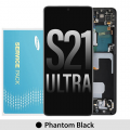 Samsung Galaxy S21 Ultra 5G G998 Display and Touch screen (Original Service Pack) with Frame [Phantom Black] GH82-26035A