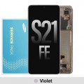 Samsung Galaxy S21 FE 5G G990 Display and Touch screen (Original Service Pack) with Frame [Lavend Purple] GH82-26414D