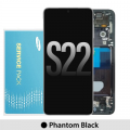 Samsung Galaxy S22 5G S901 Display and Touch screen (Original Service Pack) with Frame [Phantom Black] GH82-27520A