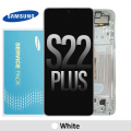Samsung Galaxy S22+ 5G S906 Display and Touch screen (Original Service Pack) with Frame [Phantom White Cream Sky Blue] GH82-27501B