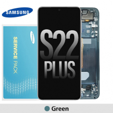Samsung Galaxy S22 Plus 5G S906 Display and Touch screen (Original Service Pack) with Frame [Phantom Green] GH82-27500C/27501C/GH82-28894C