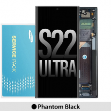 Samsung Galaxy S22 Ultra 5G S908 OLED Display screen (Service Pack) [Phantom Black] GH82-27488A/27489A