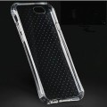 Air Bag Cushion DropProof Crystal Clear Case with Plating Button For iPhone 7 /8/SE [Black]