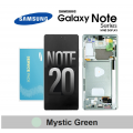 Samsung Galaxy Note 20 N981 N980 OLED and touch screen (Original Service Pack) with Frame[Mystic Green] GH82-23495C/23733C