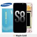 Samsung Galaxy S8 G950F OLED and Touch screen (Original Service Pack) with Frame[Gold] GH97-20457F/20458F/20473F/20629F