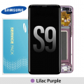 Samsung Galaxy S9 G960F OLED Display and Touch screen (Original Service Pack) with Frame[Purple] GH97-21696B/21697B/21724B